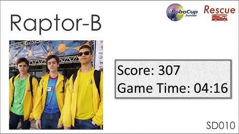 SD010 Raptor B [RoboCupJunior Rescue Simulation Demonstration Competition]