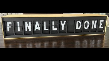 DIY Split-Flap Display