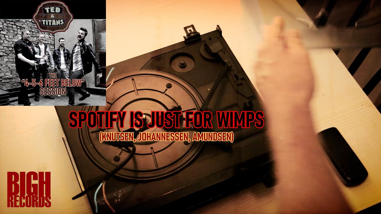 Ted & The Titans - "Spotify Is Just For Wimps" (music video, redux 2025)