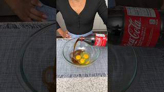 Mixing Coca Cola and eggs for an amazing result ? cocacola shorts shortsfeed shortsvideo food