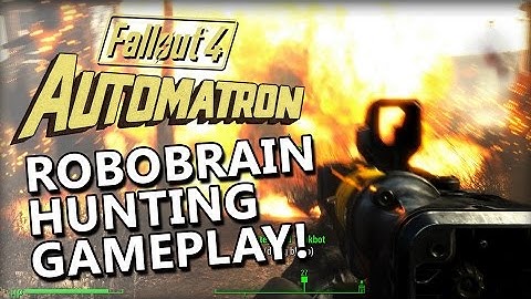Fighting Alongside Robo Companion Ada  - Fallout 4: Automatron Gameplay
