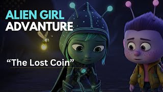 The Lost Coin | Alien girl 🪙✨ | Kids Story