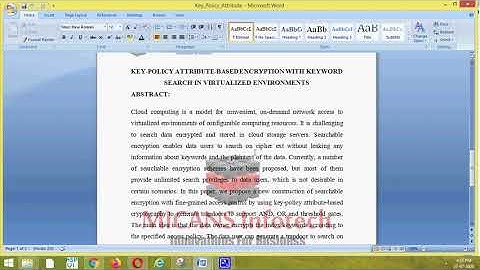 KEY-POLICY ATTRIBUTE-BASED ENCRYPTION WITH KEYWORD SEARCH IN VIRTUALIZED -IEEE PROJECT 2020