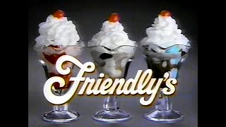 1988 Friendlys Restaurant Commercial Free Ice Cream Sundae Deal Wpix December