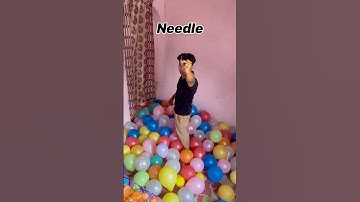 Bursting 💯 BALLOONS in 60 SECONDS . 🎈  #vlog #trending #shorts #funny #content