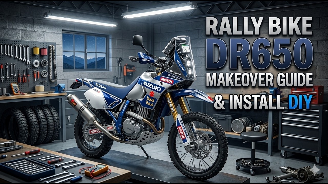 Redneck Rally Bike Suzuki Dr650 Makeover Guide & Install DIY 