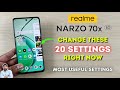 Realme Narzo 70X 5G : Change These 20 Settings Right Now