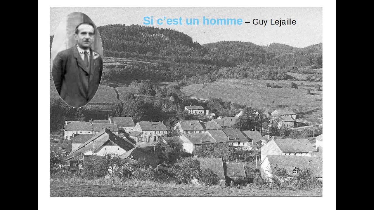 Si c'est un homme - Guy Lejaille - YouTube