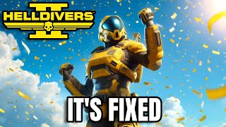 yes! helldivers 2 devs have fixed it! - eruptor buff - new major patch incoming!