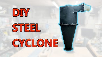 How to Build a DIY STEEL CYCLONE - Ultimate Dust Collection System (Part 1)