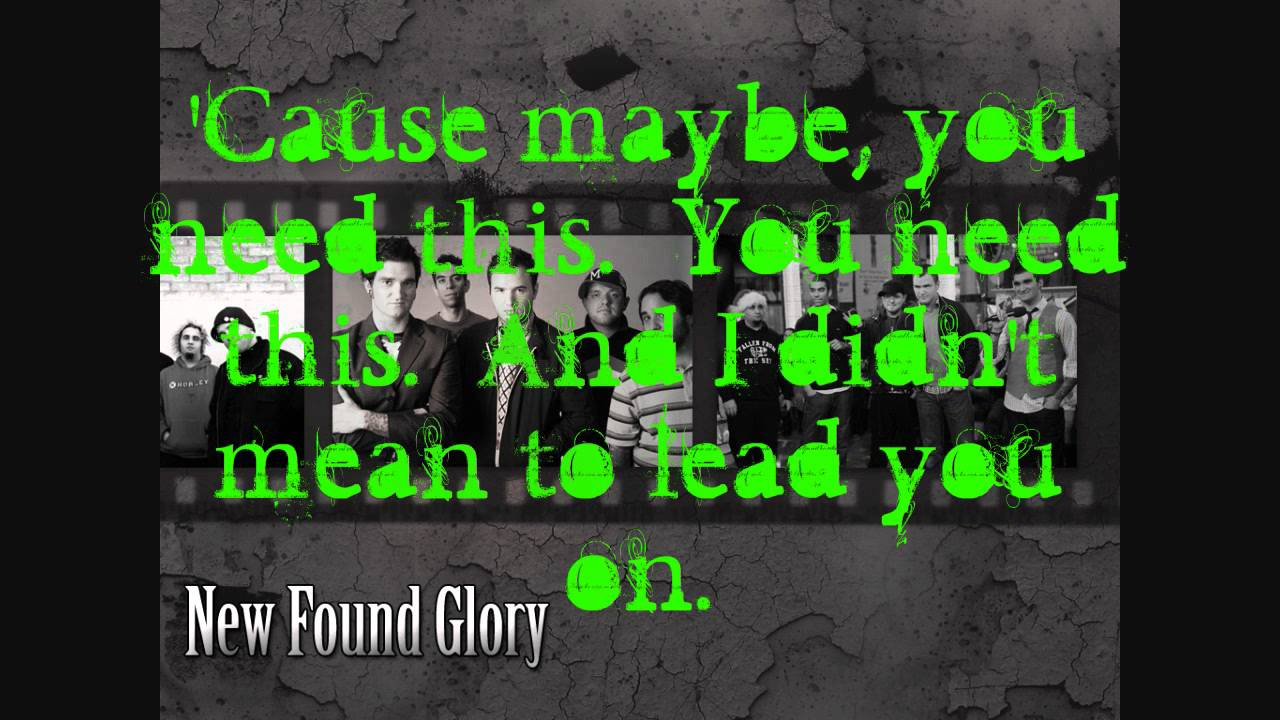 New Found Glory My Friends Over You (Music Video w/ Lyrics) YouTube