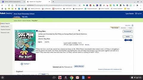Placing Holds in Follet Destiny