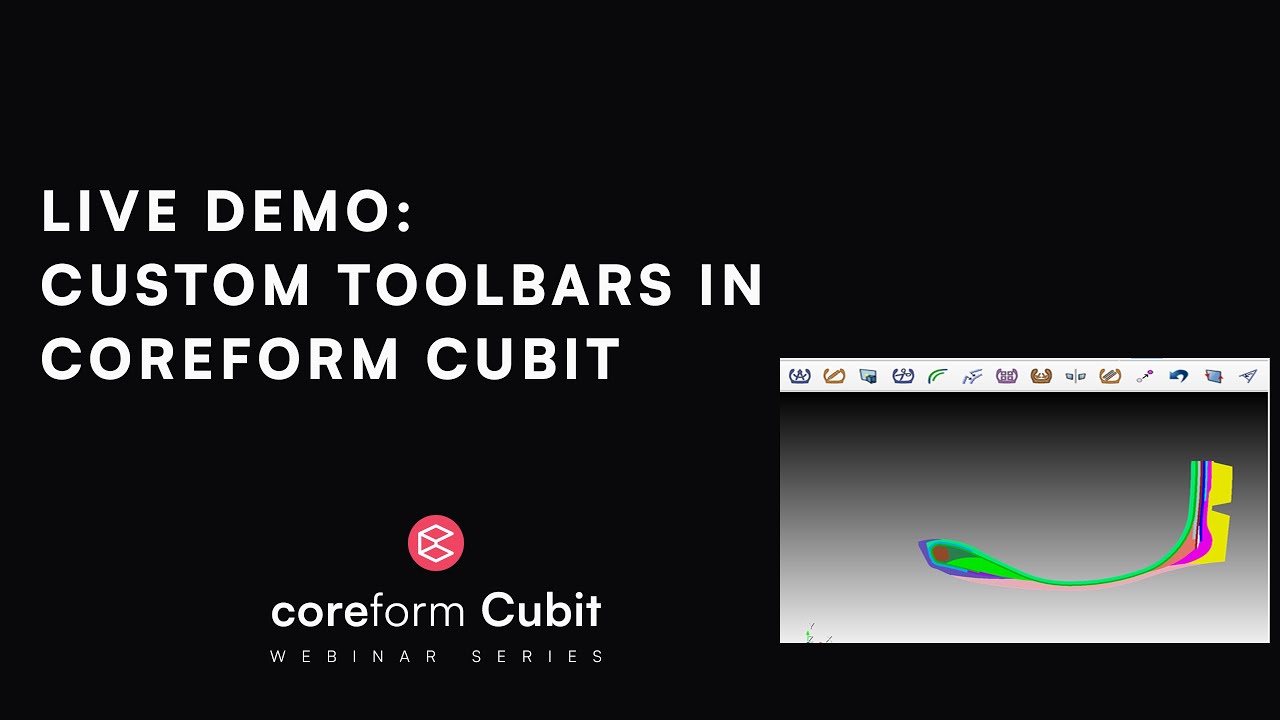 Live Demo: Coreform Cubit's custom toolbars - YouTube