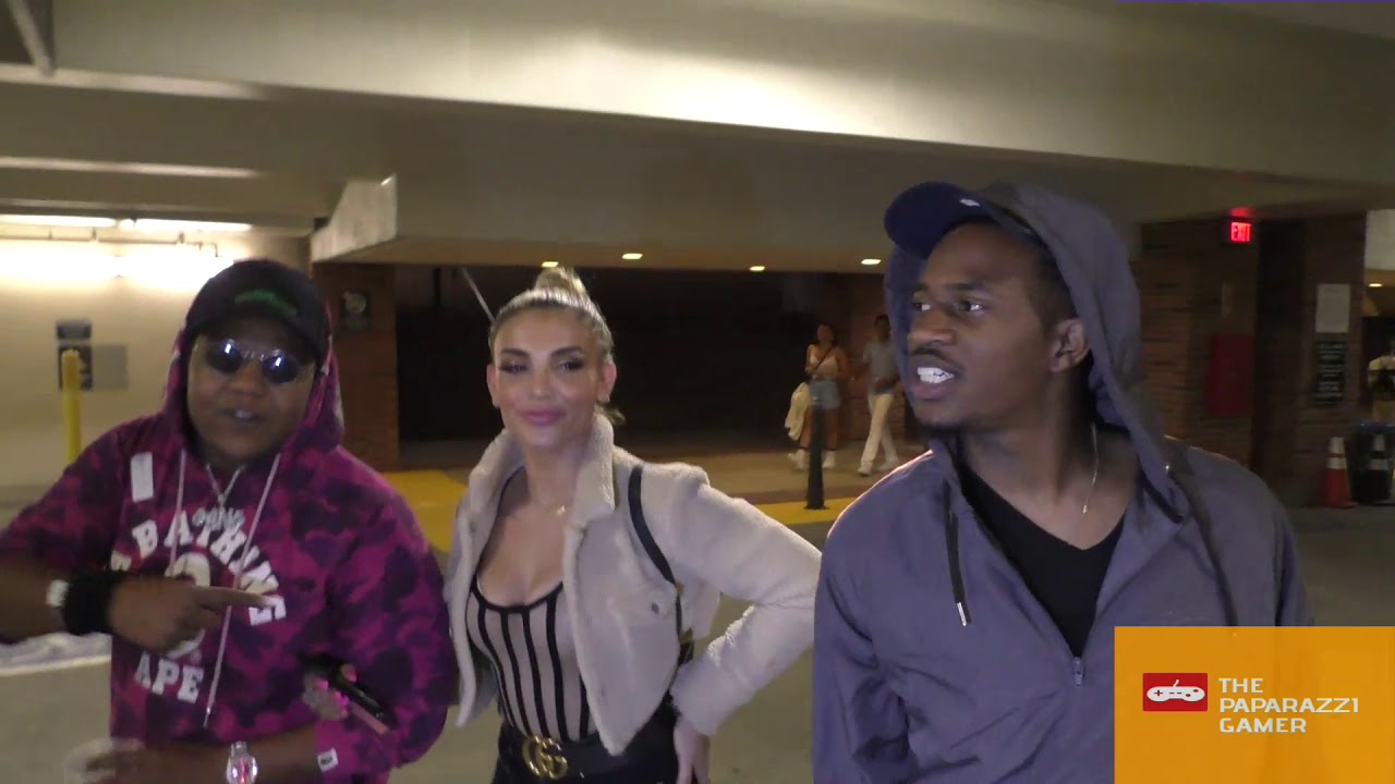 Kyle Massey, Hana Giraldo and Malcolm David Kelley outside Pauley Pavilion in Westwood