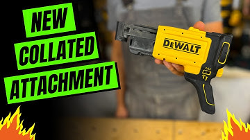 Super fast!! DEWALT Drywall Screw Gun Collated Attachment DCF6202 REVIEW