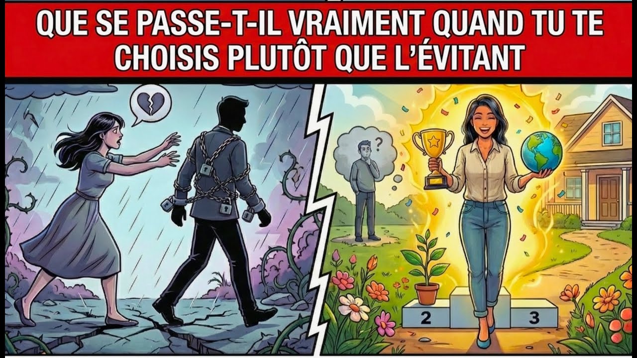 Que se passe-t-il vraiment quand tu te choisis plutôt que l'évitant