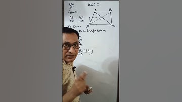 Ex 6.2 Q10 Class 10 Maths | NCERT Triangles Chapter 6 | Prove ABCD is a Trapezium if AO/BO = CO/DO