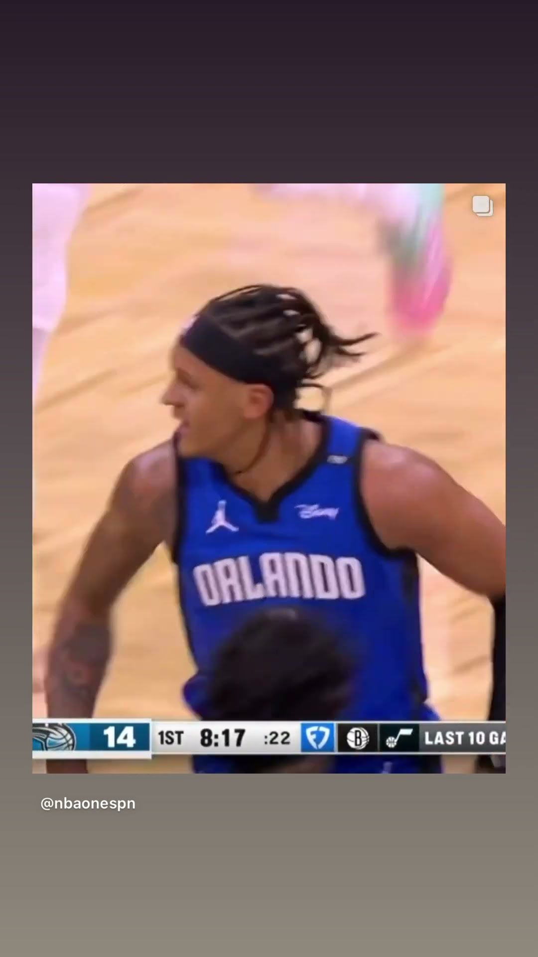 Over powered him #hoodnews #paolobanchero #basketball #NBA #sports #omg #how #wow #paulgeorge #wtf
