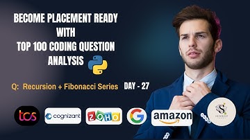 👩‍💻Coding Interview Master Fibonacci using Recursion Python in 22 mins DAY 27 BECOME PLACEMENT READY