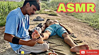 ASMR FEET TICKLE THERAPY || See what Happen 🤗😳