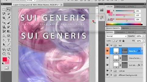 Photoshop CS5 Tutorial Common Layer Management Tasks Adobe Training Lesson 9.6