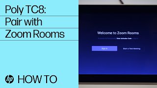 Poly TC8: Pair with Zoom Rooms | HP Support