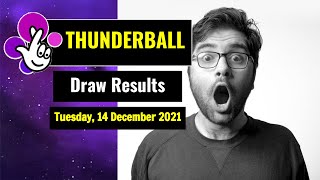 Thunderball draw results from Tuesday, 14 December 2021