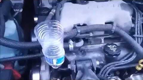 GM 3400 Pontiac motor Anti-Freeze Bleed Air - water bottle trick