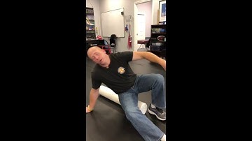 Thoracic Foam Roller Exercise For Improved Posture - Snow Angel Stretch