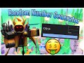 Random Number Generator chooses how much ROBUX I donate..