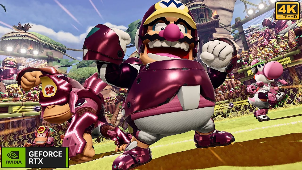 Wario Vs. Shy Guy - Mario Strikers: Battle League ⁴ᴷ Switch