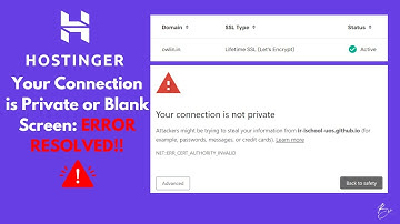 How to Fix “Your Connection is Not Private” or "NET::ERR_CERT_COMMON_NAME_INVALID" Error Chrome 2024