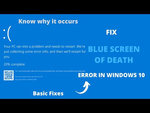 Fix Blue Screen of Death Windows 10