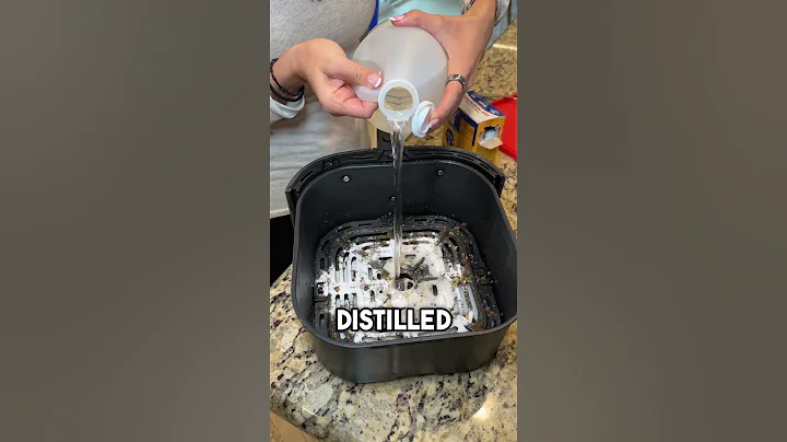 The easiest way to clean an air fryer #SHORTS #airfryer