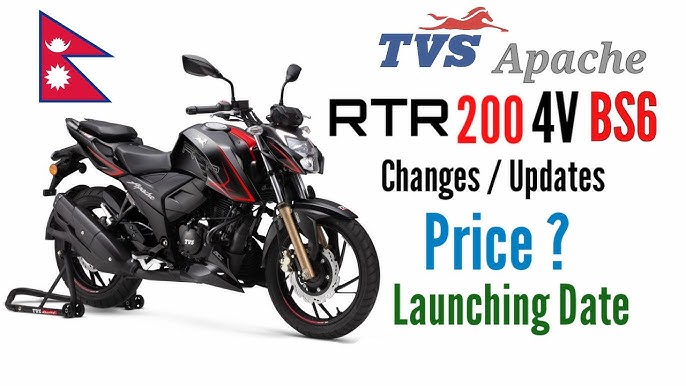 Tvs Apache Rtr 0 4v Bs6 In Nepal Upcoming Bike Changes And Updates Price And Launching Date Youtube