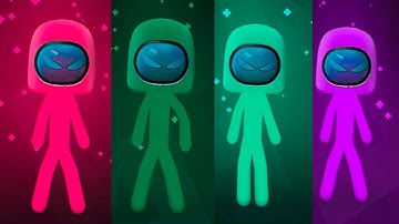 THE STICKMAN AMONG US MINI GAMES TOURNAMENT Gameplay Walkthrough STICKMAN PARTY Android Game