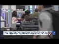 TSA precheck suspended amid shutdown