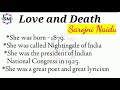 Poem Love and Death by Sarojni Naidu, explanation in English+Hindi,meg-7,ignou Mp3 Song