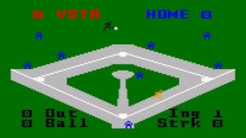 Major League Baseball - Best Intellivision Games (1980)