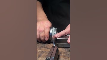 Mini onion skewers, sharpness test! #fyp #knife #knifesharpening #ray #knifesharpener #rui #knives