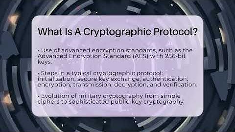 What Is A Cryptographic Protocol? - Tactical Warfare Experts