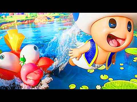 A cena DIVERTIDA do Reino Cogumelo! | Super Mario Galaxy: O Filme | Clipe