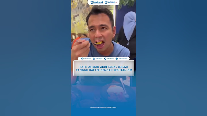 RAFFI Ahmad Akui Kenal dan Berteman dengan Jeremy, Panggil Rafael Alun dengan Sebutan Om