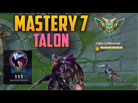 GOLD CHAMPION MASTERY 7 TALON- Ranked Journey 5 (League of Legends)