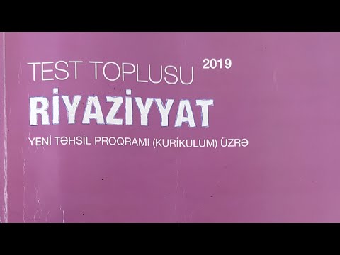 RİYAZİYYAT TEST TOPLUSU 2 Cİ HİSSƏ CAVABLAR