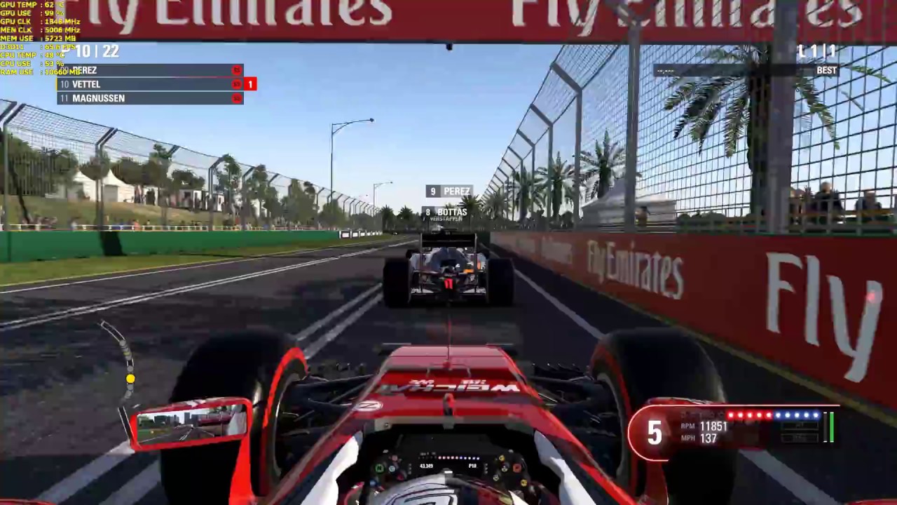 MSI GT73VR 7RF (Titan Pro ) F1 2016 @4K BENCHMARK