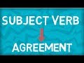 Subject Verb Agreement  Basic Rules - YouTube