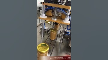 Automatic cap screwing machine by roller capper for glass jar closing equipment YQ machinery