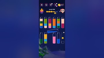 water sort puzzle - Get color level 606