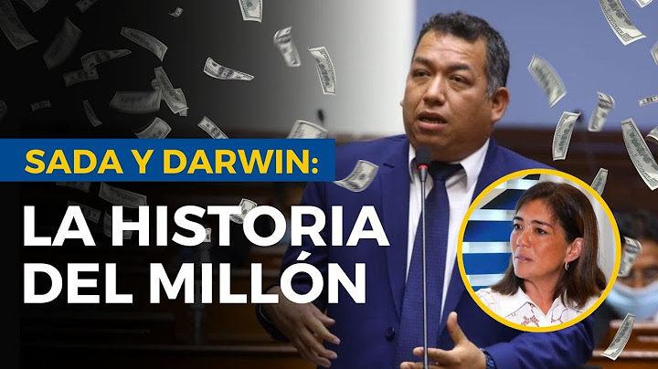 ¿Recibió Darwin Espinoza UN MILLÓN DE SOLES  a través de SADA GORAY?